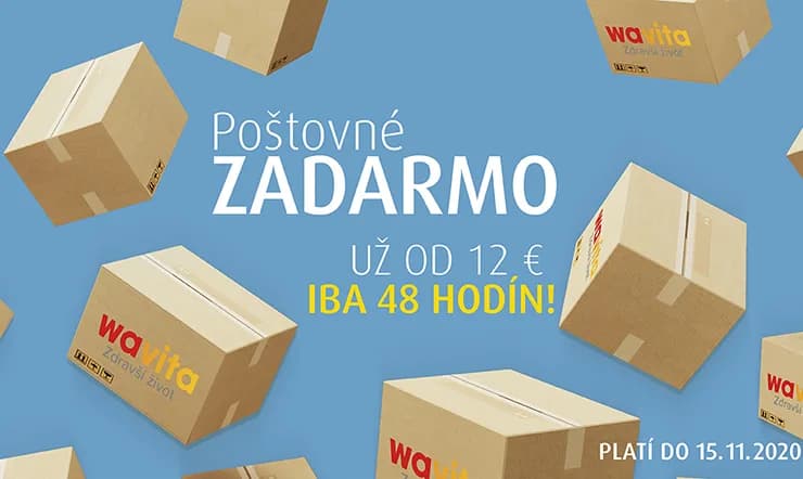 Poštovné zadarmo už od 12 €