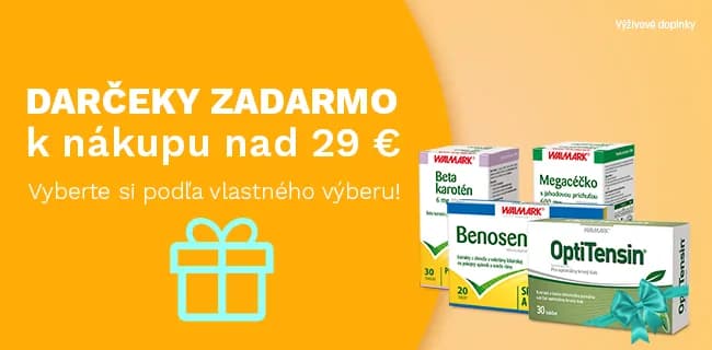 Darček zadarmo k nákupu už od 29 €