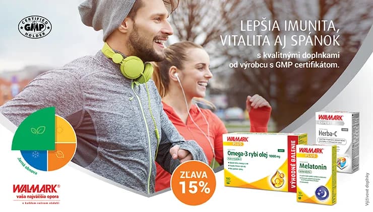 Jarná zľava 15 % pre lepšiu imunitu, vitalitu a spánok