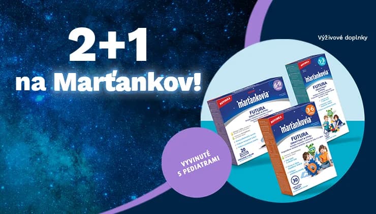 Obľúbení Marťankovia v akcii 2+1
