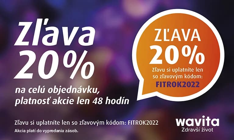 Zľava 20 % na celú objednávku len tento víkend
