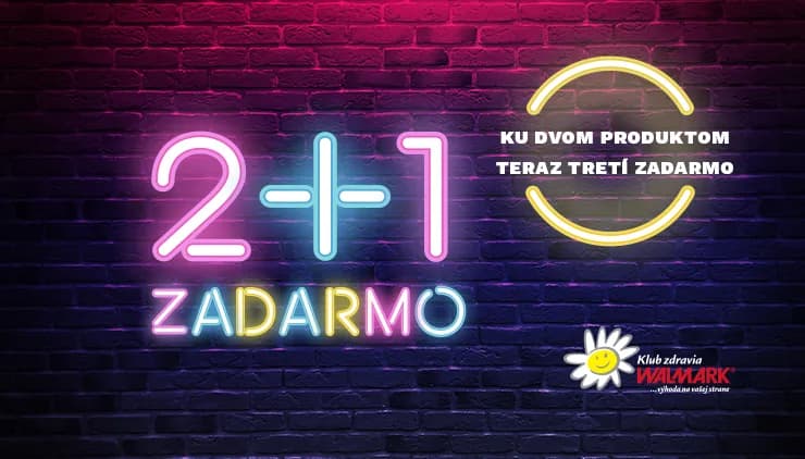 Ku dvom produktom teraz tretí ZADARMO!