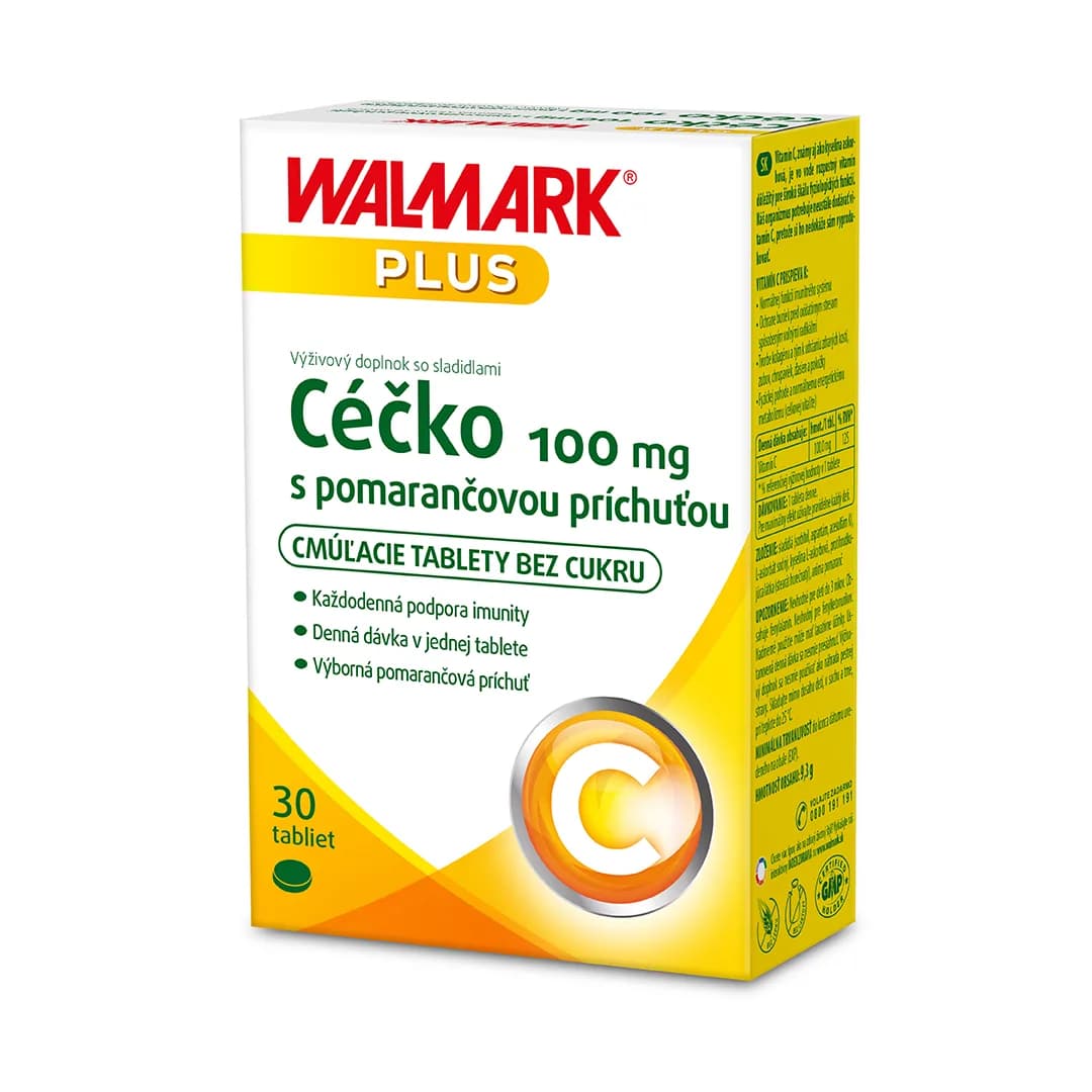 Céčko 100 mg s pomarančovou príchuťou