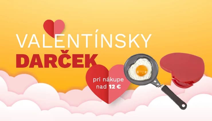 Valentínske darčeky k nákupu už od 12 €