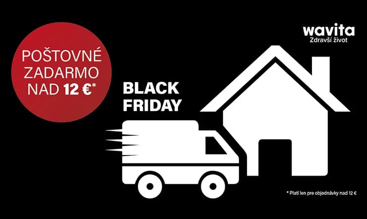 BLACK FRIDAY - doprava zadarmo už nad 12 €