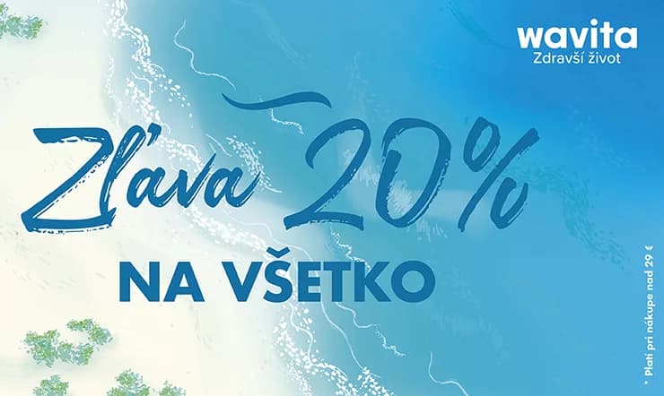 Zľava 20 % na celú objednávku