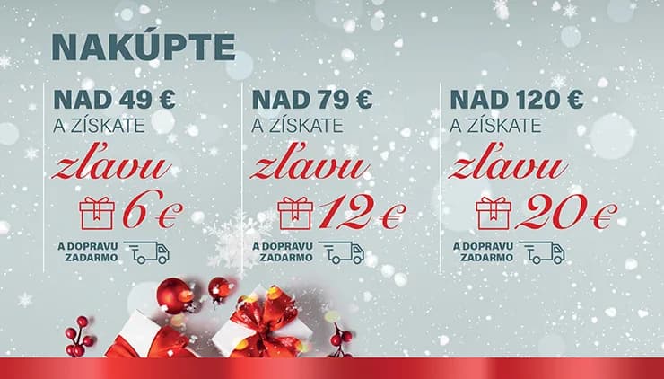Darujte na Vianoce sebe a svojim blízkym DARČEKY PRE ZDRAVIE